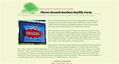 Desktop Screenshot of flowerbranchgardensdaylilyfarm.com